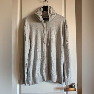 Denver Hayes Light Gray Hooded Sweatshirt